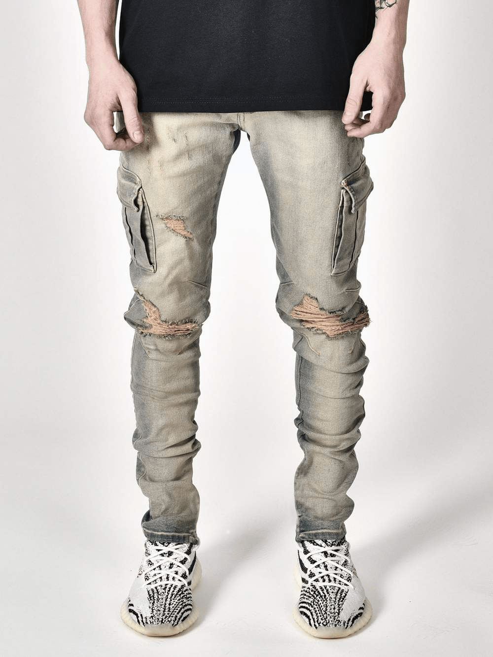 Cargo Denim - Dirty Wash – lakenziemdks.com